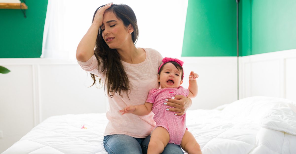 Sensory overload can stress new moms